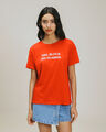Playera Roja Estampada,ROJO